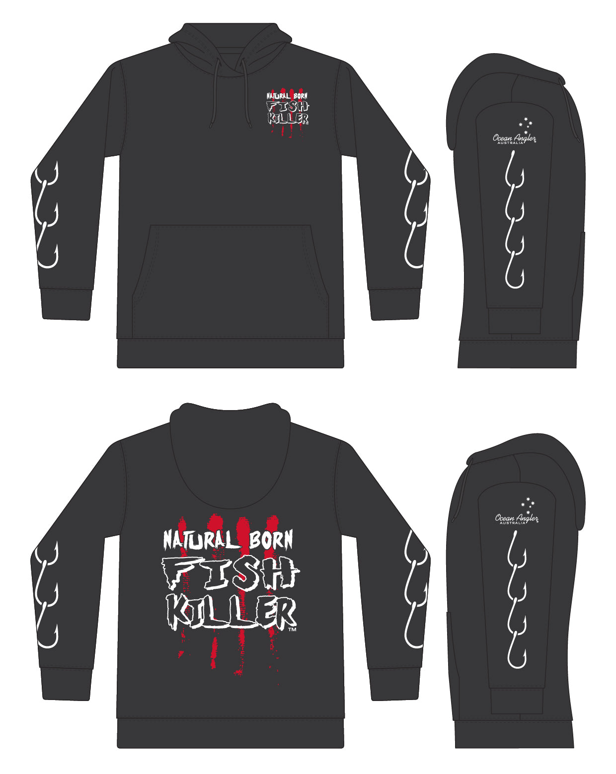 Natural Born Fish Killer Hoodie